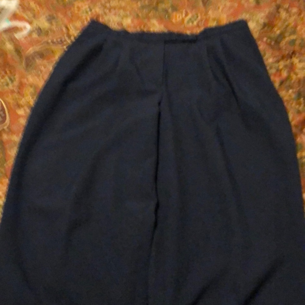 George Woman navy pleated dress pants. Size 18W